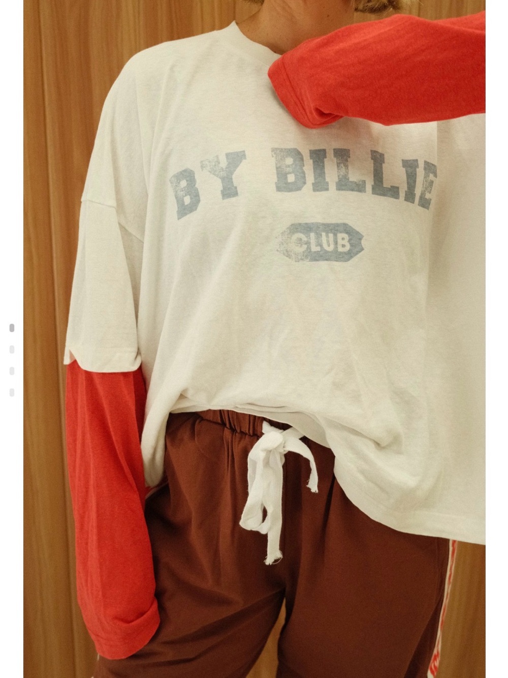 ByBille faux layered long sleeve tee
